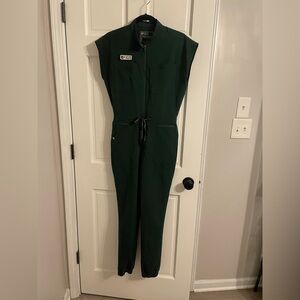 FIGS Women's British Racing Green Rafaela Jumpsuit